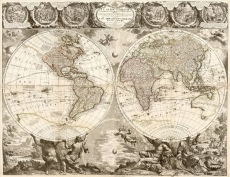 Cartas Geogr&aacute;ficas do Iluminismo